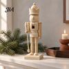 Artistic Craft Material Wooden Nutcracker Figurines, DIY Paint Your Own Soldier King Drummer, Holiday Supplies Unfinished Wood Christmas Tabletop