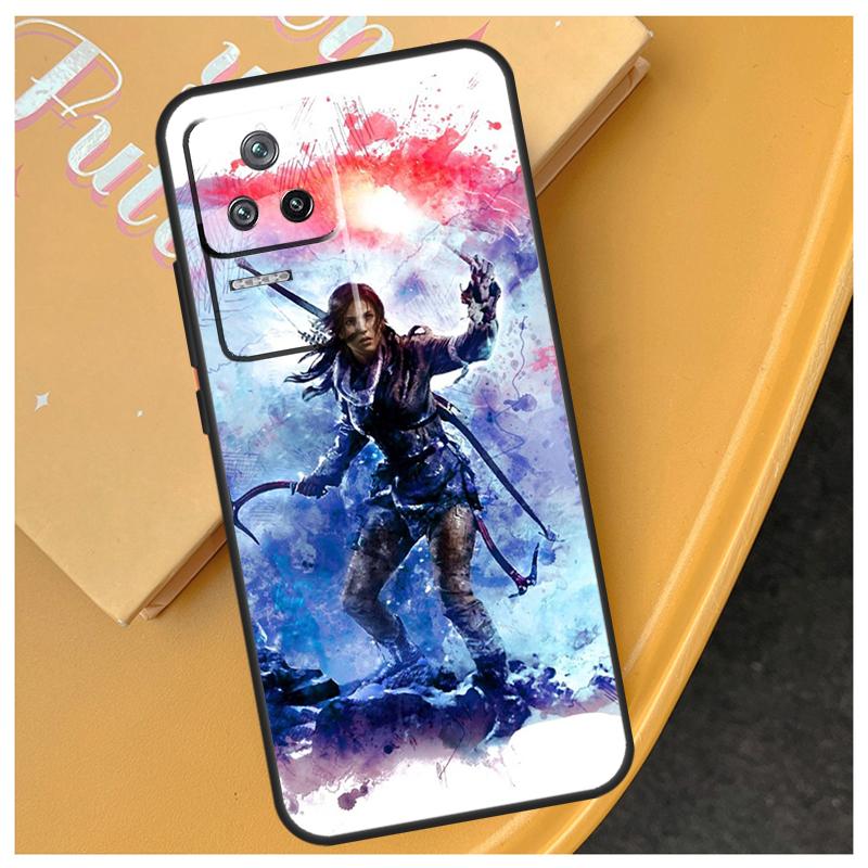 Чехол Lara Croft Tomb Raider для Xiaomi 14T 13T Pro 11T 12T 13 14 15 Ultra POCO X6 Pro X3 X5 F5 F6 M6 X7 Pro