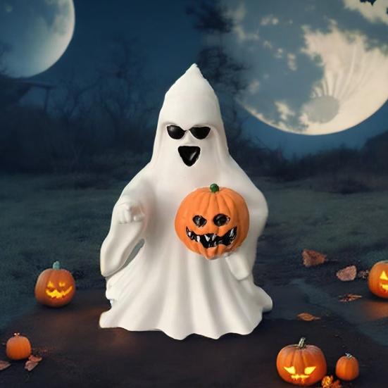 Фигурка привидения Хэллоуин жуткие украшения привидения коллекционная настольная статуэтка привидения украшения для дома для стола центральные элементы полки каминная полка дисплей