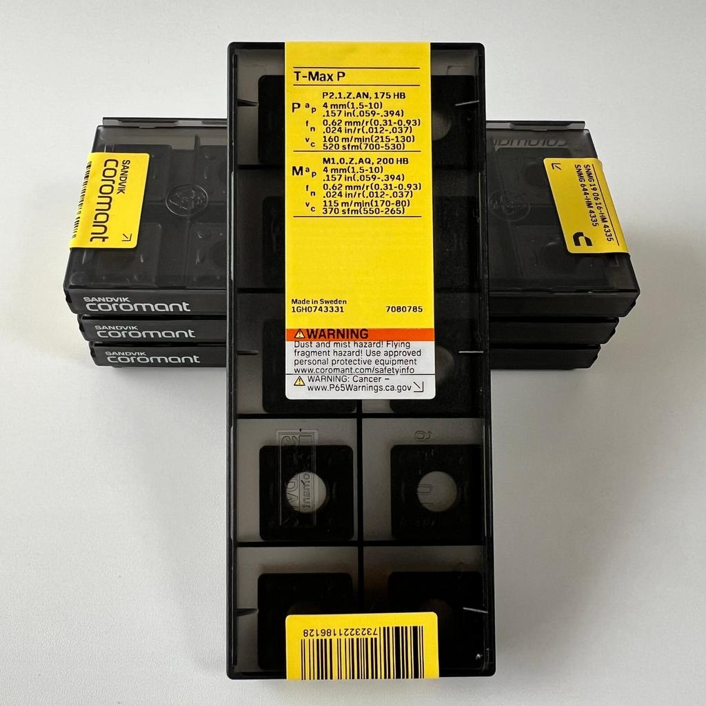 SANDVIK / SNMG190616-HM 4335 / Original hard alloy blade 10 Pcs