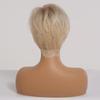 EASIHAIR Короткие прямые парики Платиновая блондинка Ombre Парики из синтетических волос для женщин Натуральные волосы Futura Ежедневные парики Термостойкие