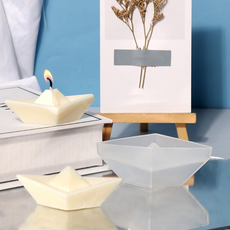 Формы для свечей, формы для литья из смолы, DIY, 3D силиконовые формы, формы для свечей в форме лодки