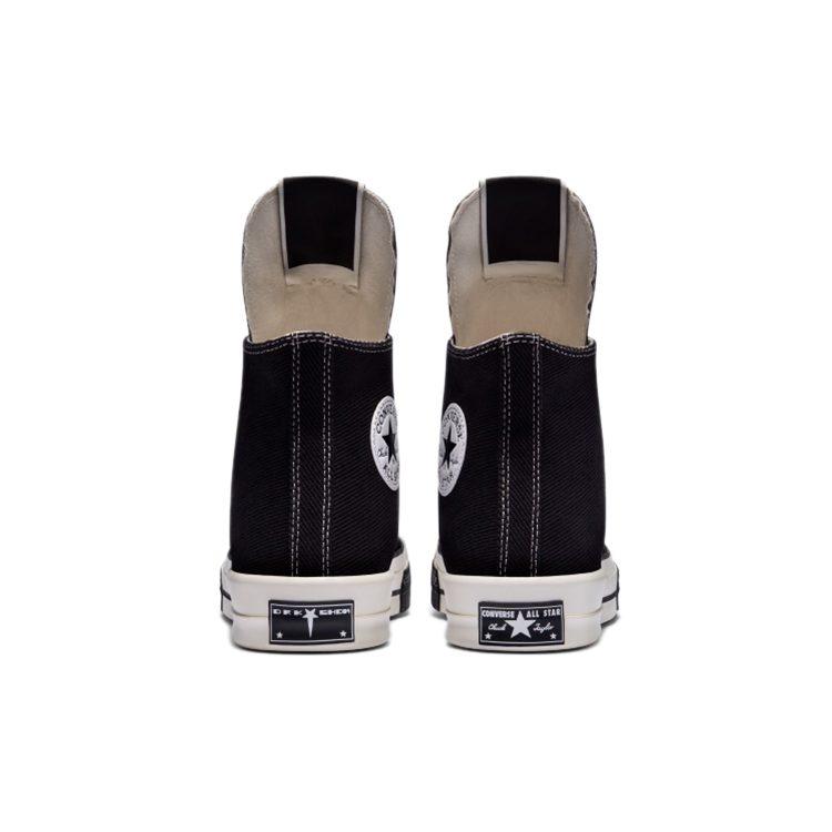 Кеды Chuck 70 Rick Owens x Chuck 70 Turbodrk Converse High 'Черные' 172344C
