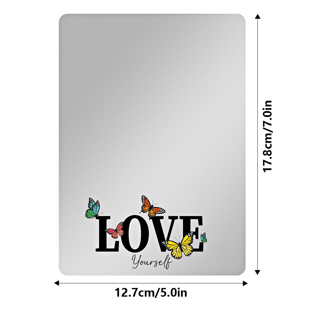 Прочное магнитное зеркало для шкафчика для школы, офиса, шкафчика в ванной комнате, холодильника, акриловое зеркало для макияжа, подарок для девочек-подростков