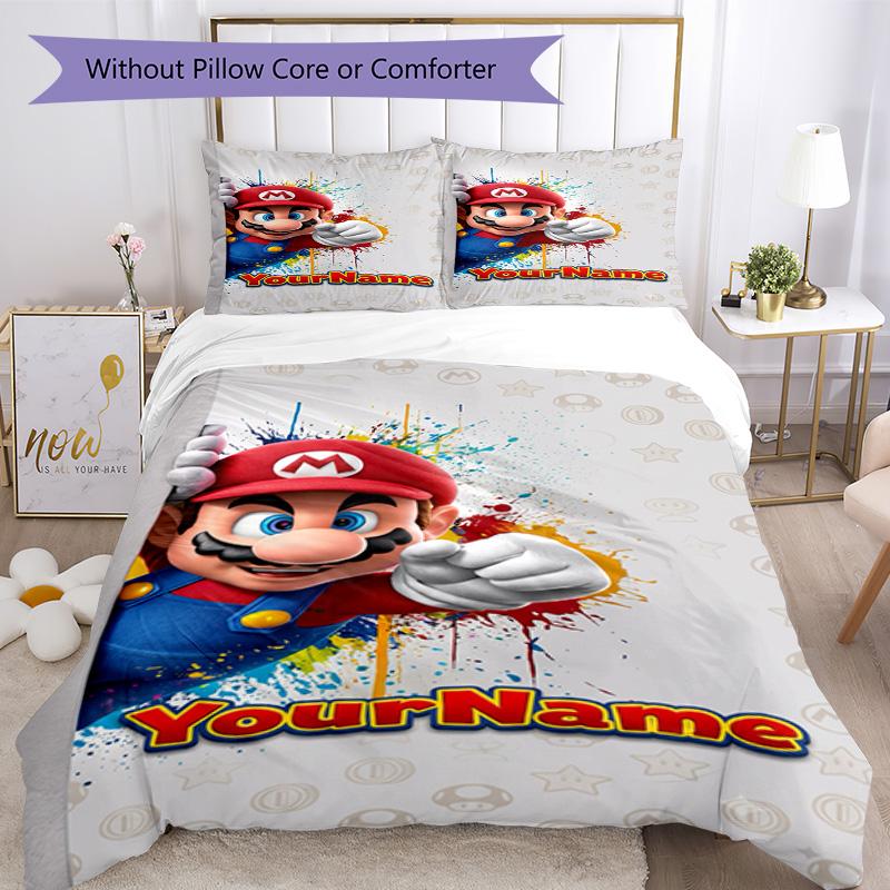 Roblox 95 Customize your name Bedding Set Breathable Duvet Cover with Pillowcases Home Decoration Birthday Gift