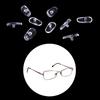 50Pairs/set Brand New Oval Silicone Nose Pads On Glasses Embedding Cassette Anti-Slip Accessories For Frameless Eyeglasses