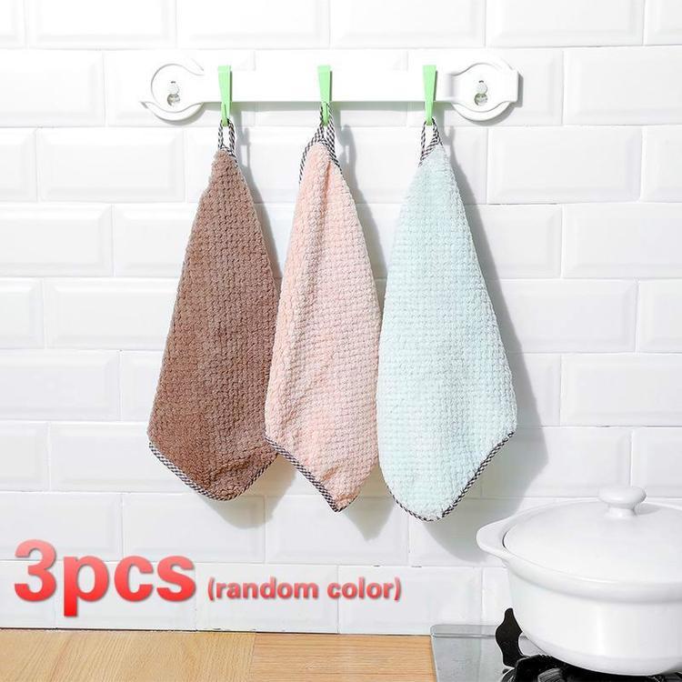 Домашняя чистая тряпка для мытья посуды Полотенце Водопоглощающие салфетки Обеззараживающее кухонное полотенце Кухонное полотенце