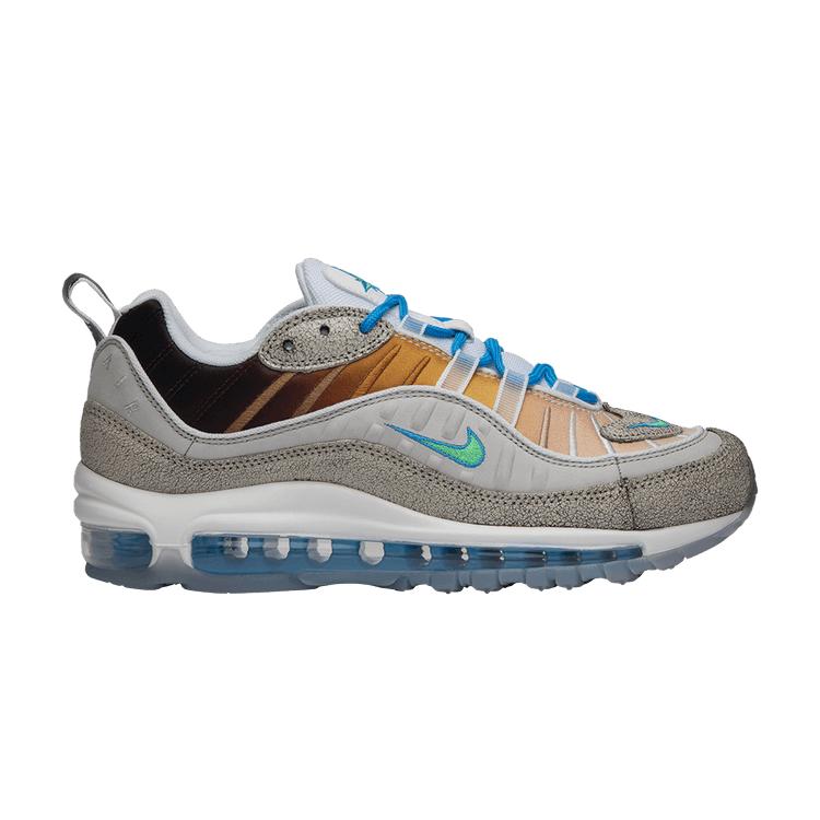 Men's Sneakers Nike Air Max 98 La Mezcla Vast Grey/Electro Green-Blue Hero-White