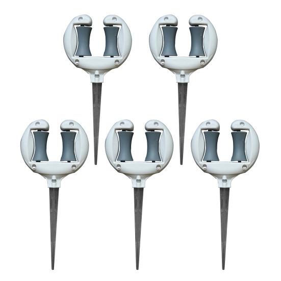 Направляющая для садового шланга, гвоздь, мягкая водопроводная труба, удерживающая, экономящая трудозатраты, гладкий ролик, заостренная головка, противоскользящая, на открытом воздухе