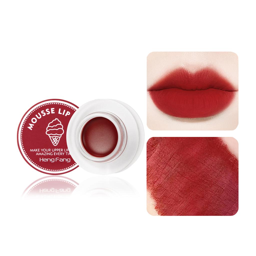 HengFang Jelly Mousse Водостойкий стойкий мусс для губ с грязью 1,8 г