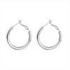 Circle Style Best-Selling Stainless Steel Needle Hiphop Hoop Earrings Women's High-End All-Match