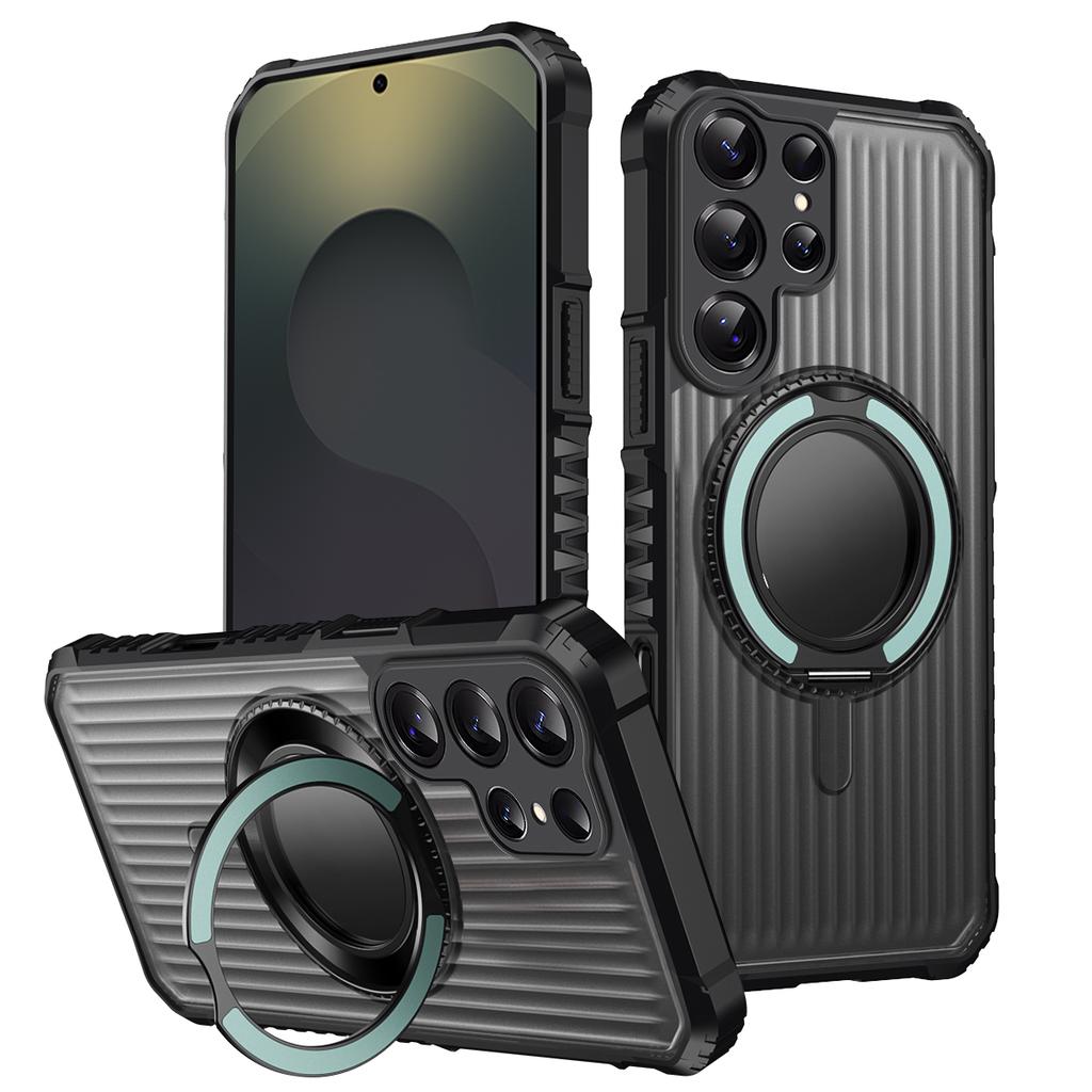 Ударопрочный бронированный чехол для Samsung Galaxy S26 S25 S24 S23 Ultra Plus FE A57 A37 A56 A55 A36 A54 A35 A16 A15 Чехол-подставка Magsafe