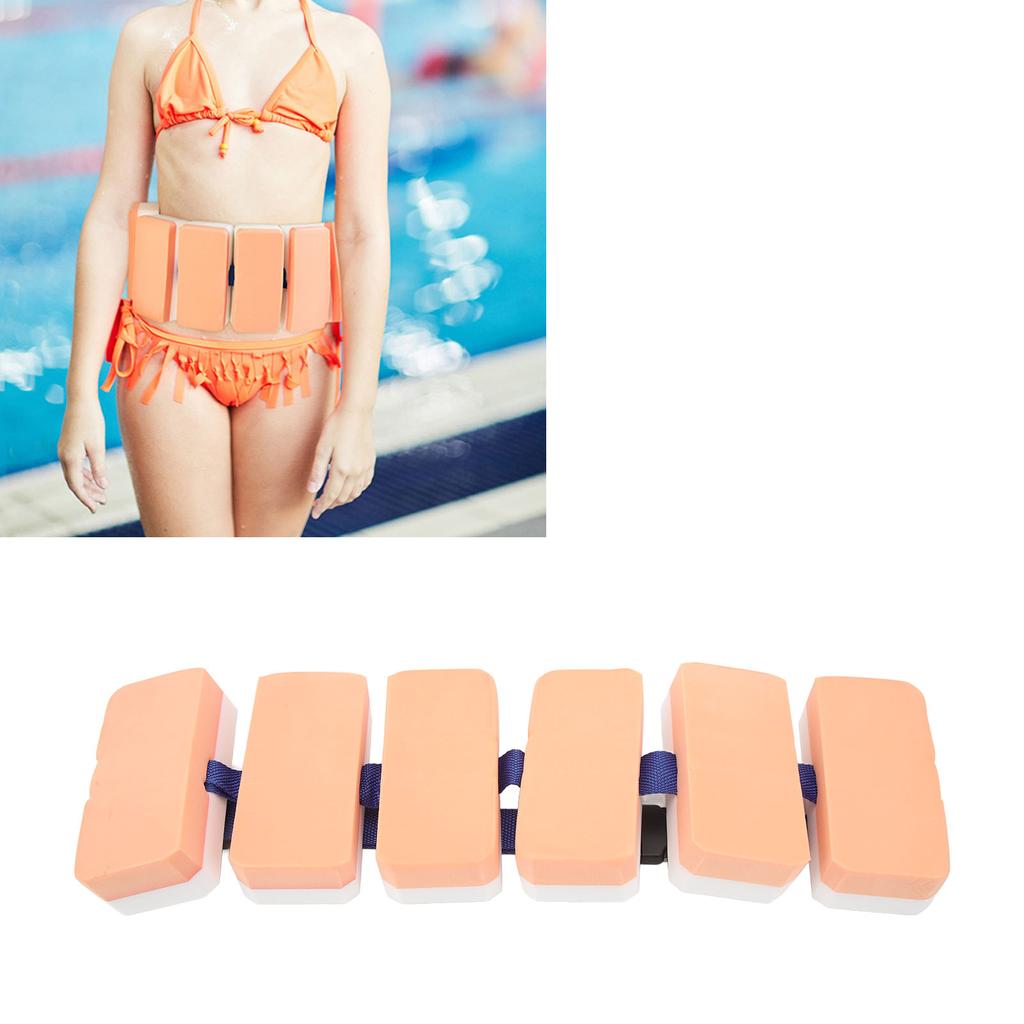 Пояс для плавания, детские плавучие ремни для бассейна, упражнения для тренировок, регулируемый пояс, оборудование, плавучий пояс с 6 овальными поплавками для детей, взрослых, начинающих