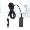 3-кнопочная USB-клавиатура Дизайн Брайля Пользовательская клавиатура Мышь Мультимедийная функция USB На Макро-программирование Клавиша для работы Игр