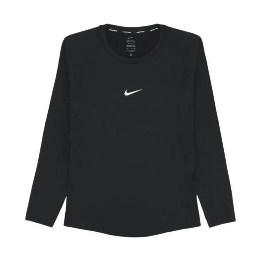 Nike Черный фитнес-топ с длинным рукавом Pro Dri-Fit, облегающий - Азия