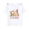 Personalized Birthday Shirt 19 Year Shirt Wild Tee Girls Wild Jungle Theme Party Tshirt Animal with Name Outfit Kids Tops Gift