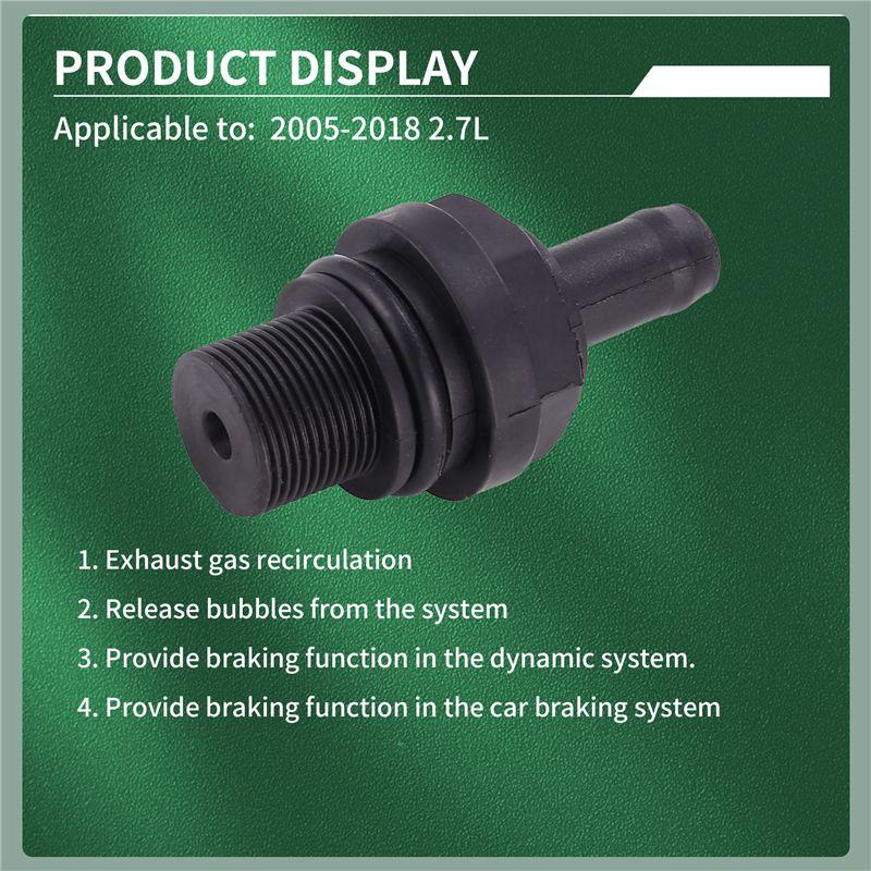 NEW-Check Valve PCV Vent Valve 12204-0C010 For Toyota Tacoma 2005-2018 2.7L 122040C010