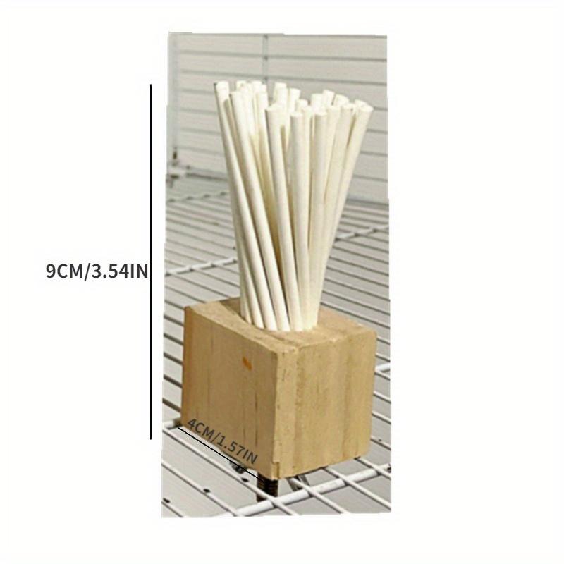 Parrot Wooden Toy Rainbow Paper Stick Grinding Teeth, Biting, and Ventilating Swing Stand Stick