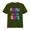 Cute Tie Dye Piano Girl Pianist Music Notes Musica Unique Unisex S T Shirt Summer Top With Standout Design Vintage Washed