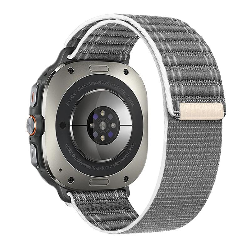 Спортивный плетеный нейлоновый ремешок-петля для Samsung Galaxy Watch Ultra 47 мм Браслет Запасные аксессуары для ремешка