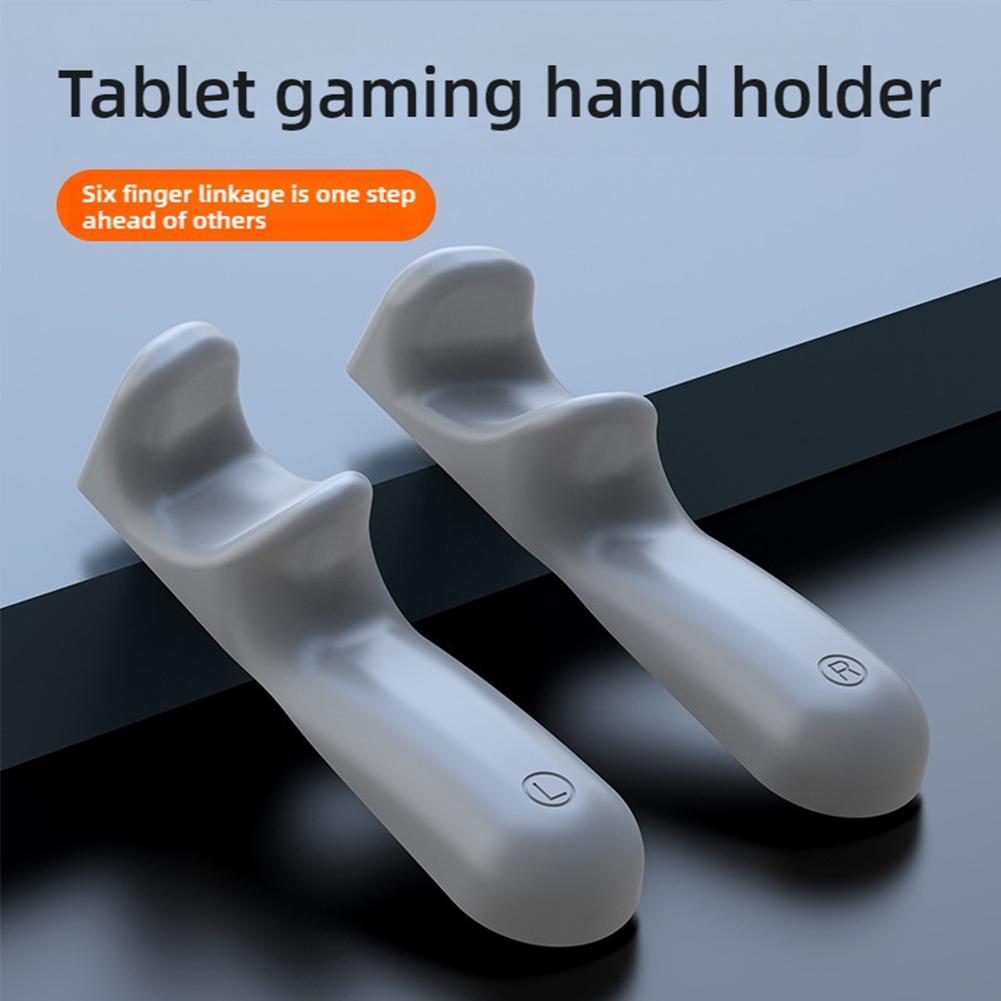 Silicone Gaming Handle For IPad Tablet PUBG Mobile Gamepad Controller Accessories Game Game Gri E3H6