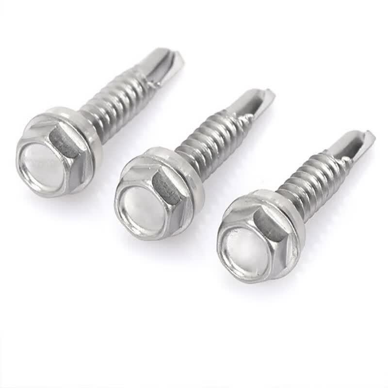 410 Stainless Steel Hex Head Self-Drilling Screws
