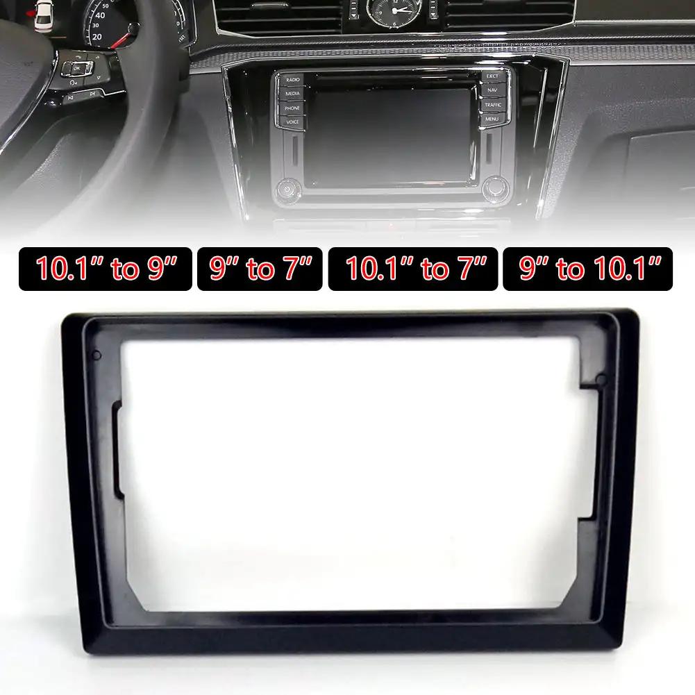 2 Din Fascias 9 Inch 10 Inch To 7 Inch Car Center Console Radio Frame For Universal Multimedia Player DVD Radio Facia Dashboard