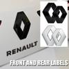 Hub Caps For Renault Koleos Kadjar Captur Megane Talisman Espace Clio Zoe 1pcs 3D Styling Car Front Hood Emblem Rear Trunk Badge