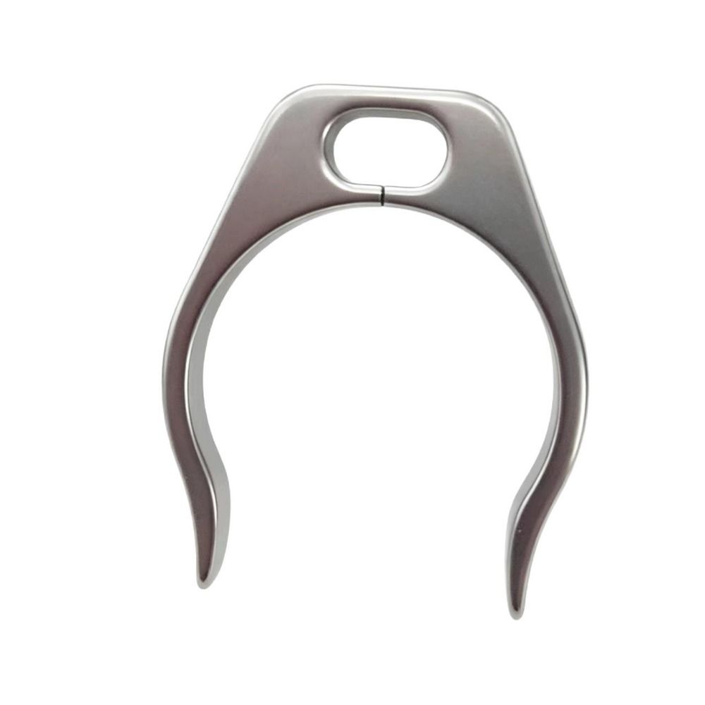 Durable Sports Bottle Hook Grey Camping Hiking Buckle New Titanium Alloy Buckle Home Decorative