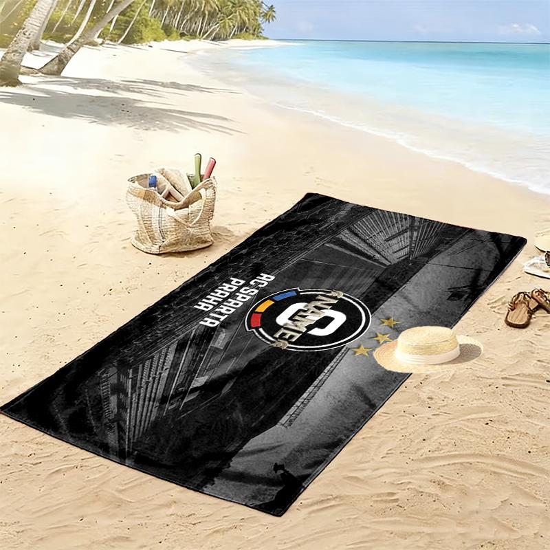 Custom Name,HC Sparta Praha Print Beach Towel, Large Soft Quick Dry Towel for Beach Camping Swimming