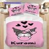 Kuromi'S Heartfelt Adventure Bedding 1 Duvet Cover 2 Pillowcase Without Core Christmas Birthday Gift Duvet Cover And Pillowcase