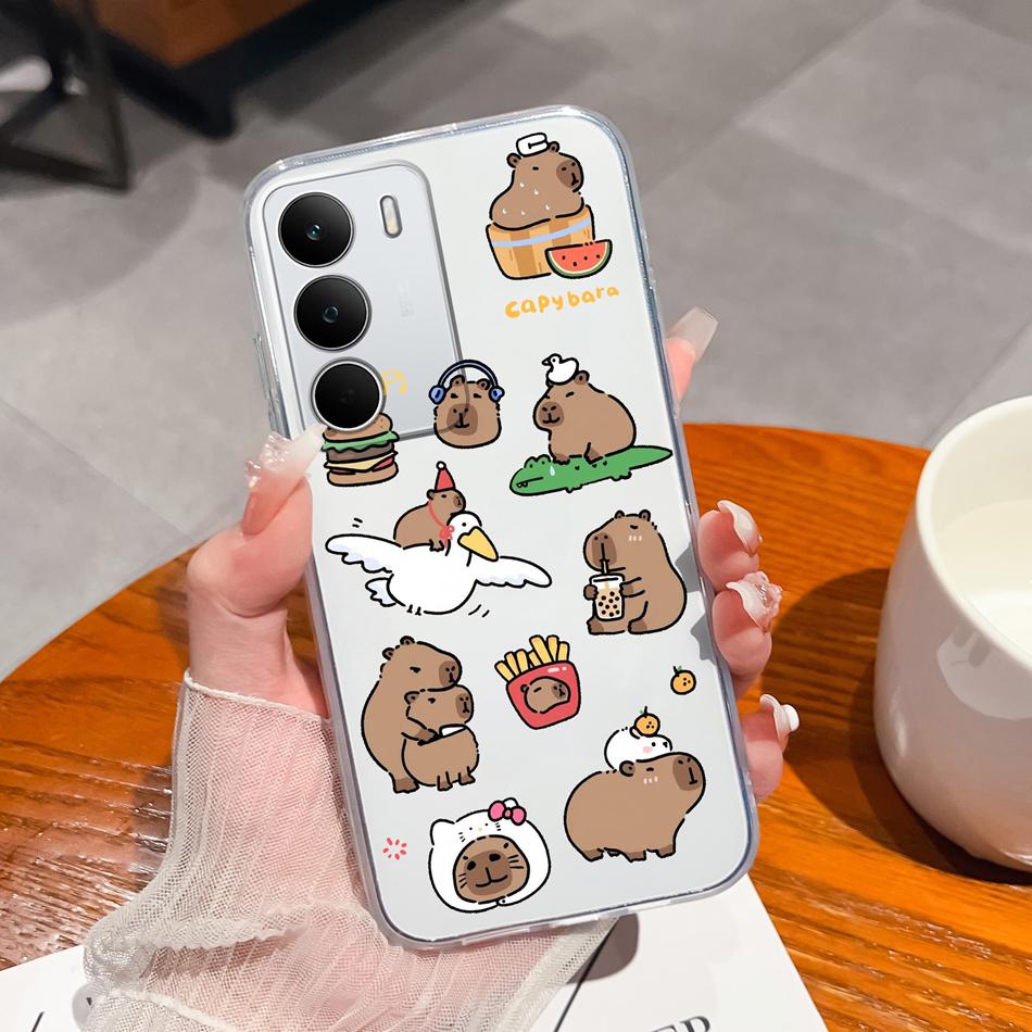 Чехол для Realme C71 4G с цветными узорами, прозрачный силиконовый бампер из ТПУ для Realme C 71 RealmeC71, противоударный