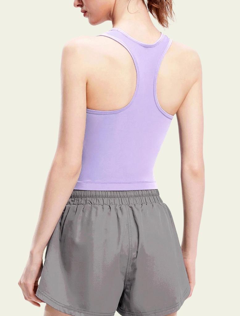 Цельный спортивный бюстгальтер с амортизирующими вкладышами - Жилет для пилатеса и фитнеса