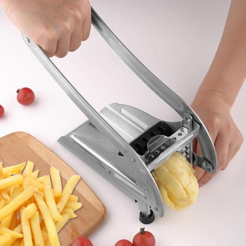 Stainless Steel Potato Fry Cutter Manual Manual Cutter New French Fries Slicer Kitchen