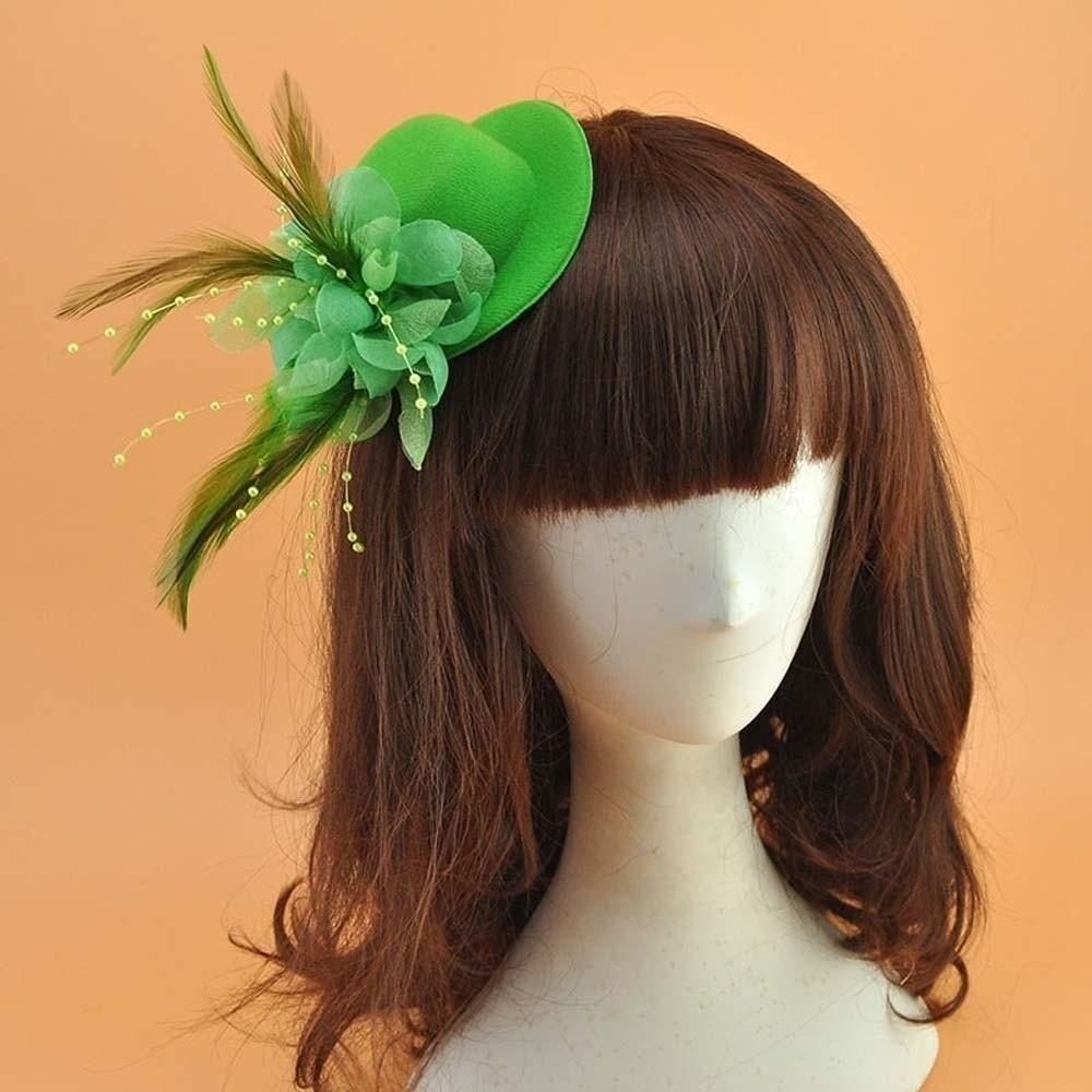 Mesh Mini Fascinator Hair Clip Exquisite Hair Accessories for Girls Children's Day