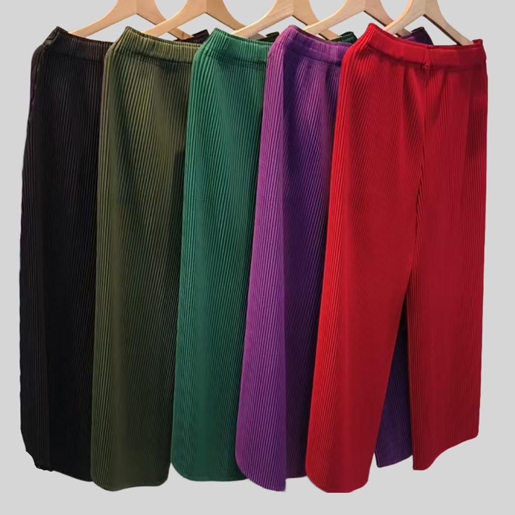 Mizhai counter quality set two-piece set foreign style fashionable temperament sleeveless solid color loose T-shirt wide-leg pants
