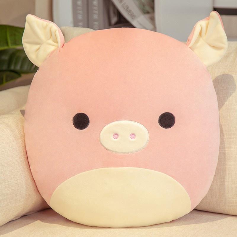 Мягкие игрушки Squishmallows, 20 см, бирюзовый, зеленый, розовый, Анастасия, плюшевая кукла, мягкая подушка Squishmallow для