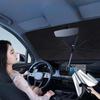 Umbrella On Automobile Windshield, Heat Insulation, Foldable Reflective Mask, Universal Accessory For Sunshade On Windshield, Front Window Sunscreen