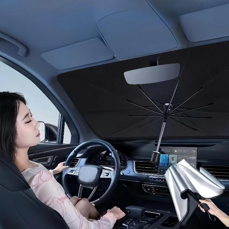Зонт на лобовое стекло автомобиля, Теплоизоляция, Складная светоотражающая маска, Универсальный аксессуар для солнцезащиты на лобовое стекло, Солнцезащитный экран для переднего стекла