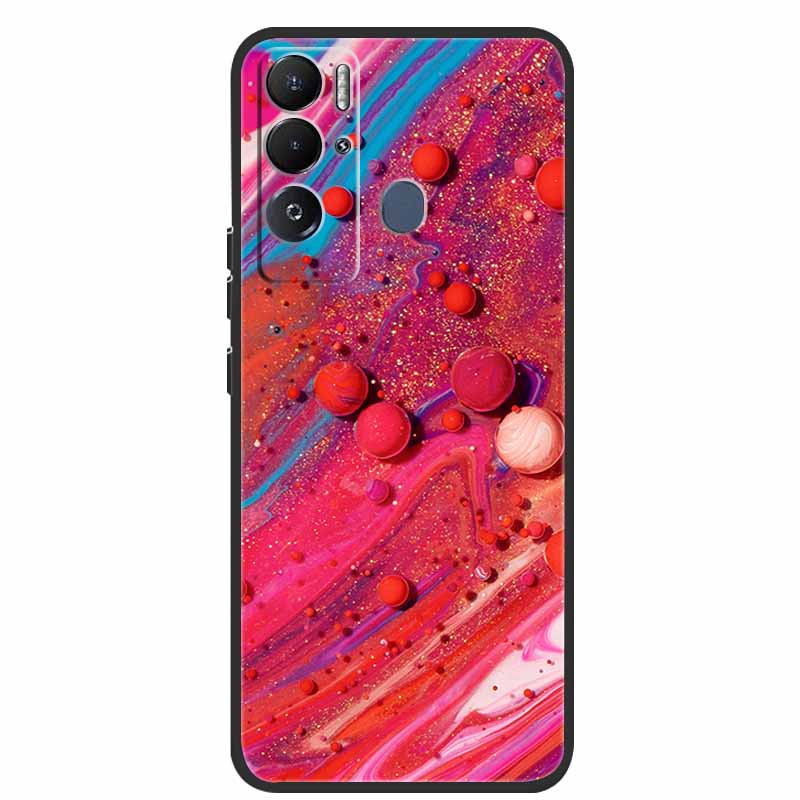 For Tecno Pova Neo Case Cartoon Soft Silicone Back Cover Phone Case for Tecno Pova Neo Bumper Coque LE6 Shockproof PovaNeo Funda