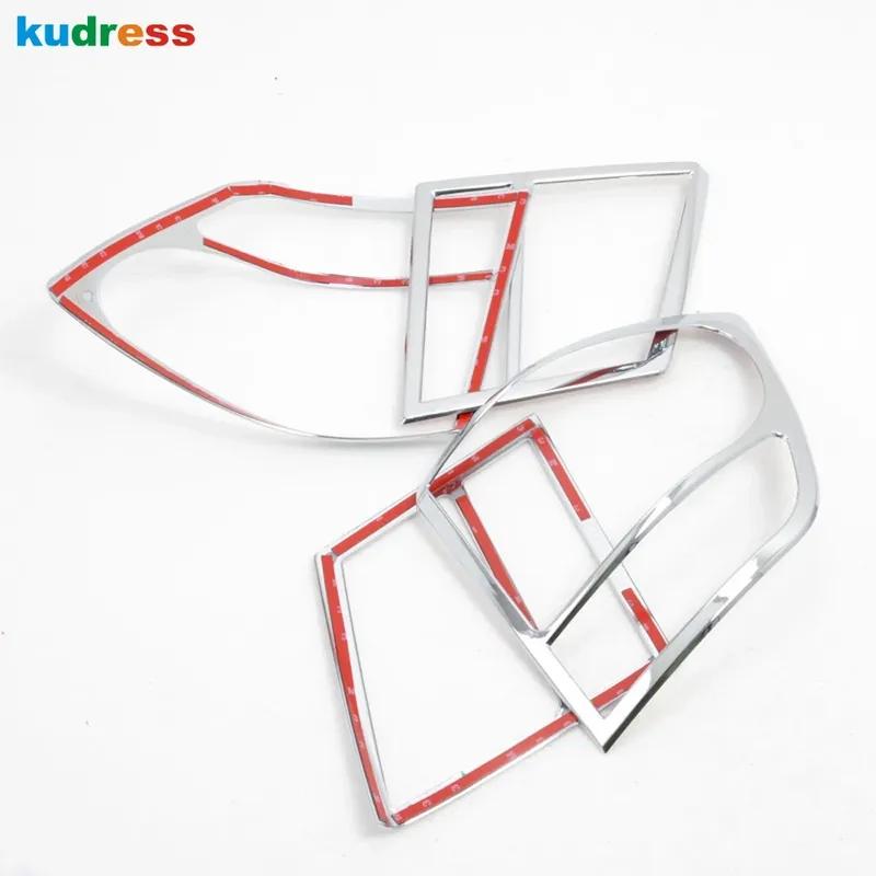 For Dodge Journey JC Fiat Freemont 2012- Chrome Car Rear Tail Light Lamp Cover Trim Taillight Frame Trims Accessories