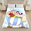 Asterix & Obelix Print Flannel Blanket Cozy Warm Plush Throw Blanket For Bed Sofa Couch Indoor Household Use