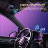 Bluetooth 5.3 Динамик Handsfree Автомобильный комплект Беспроводной аудиоприемник Спикерфон Громкий музыкальный проигрыватель Крепление для солнцезащитного козырька с микрофоном