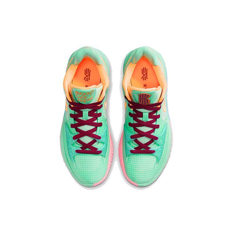 Nike Кроссовки унисекс Sue Bird x Kyrie Low 4 EP Keep Sue Fresh Green Green-Glow Red-Plum CZ0105-300