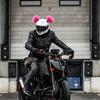 2Pcs/Set Self-adhesive Motorcycle Helmet Braids  for Moto Cycling Skiing