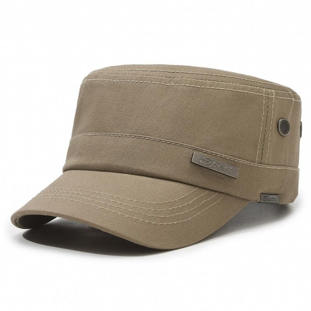Adjustable Cadet Hat Cotton Flat Top Hats Fashion Sun Hat Fishing