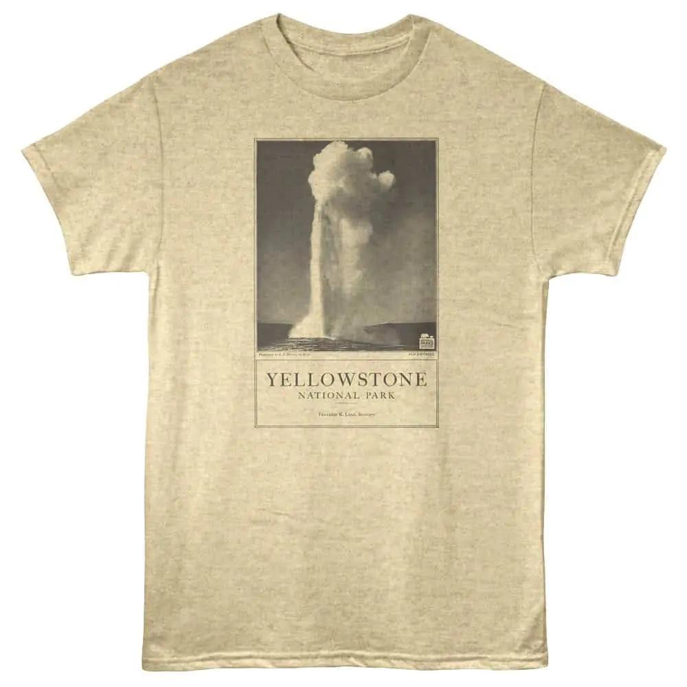 Мужская футболка Yellowstone Vintage Geyser