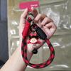 Mobile phone lanyard wrist braided rope short ins cartoon cute bell pendant pendant mobile phone rope outdoor travel