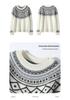 Women's Fair Isle Jacquard Cashmere Sweater - Round Neck, Pullover, Slimming Effect, Knit Base Layer for Autumn/Winter