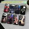 Чехол для телефона Манхва Для iPhone17,16,15,14,13,12,11 Plus,Pro Магнитный с Magsafe Беспроводная Зарядка